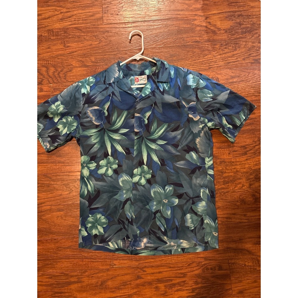 Vintage Hilo Hattie Shirt The Hawaiian Original L  Floral Pocket Shirt